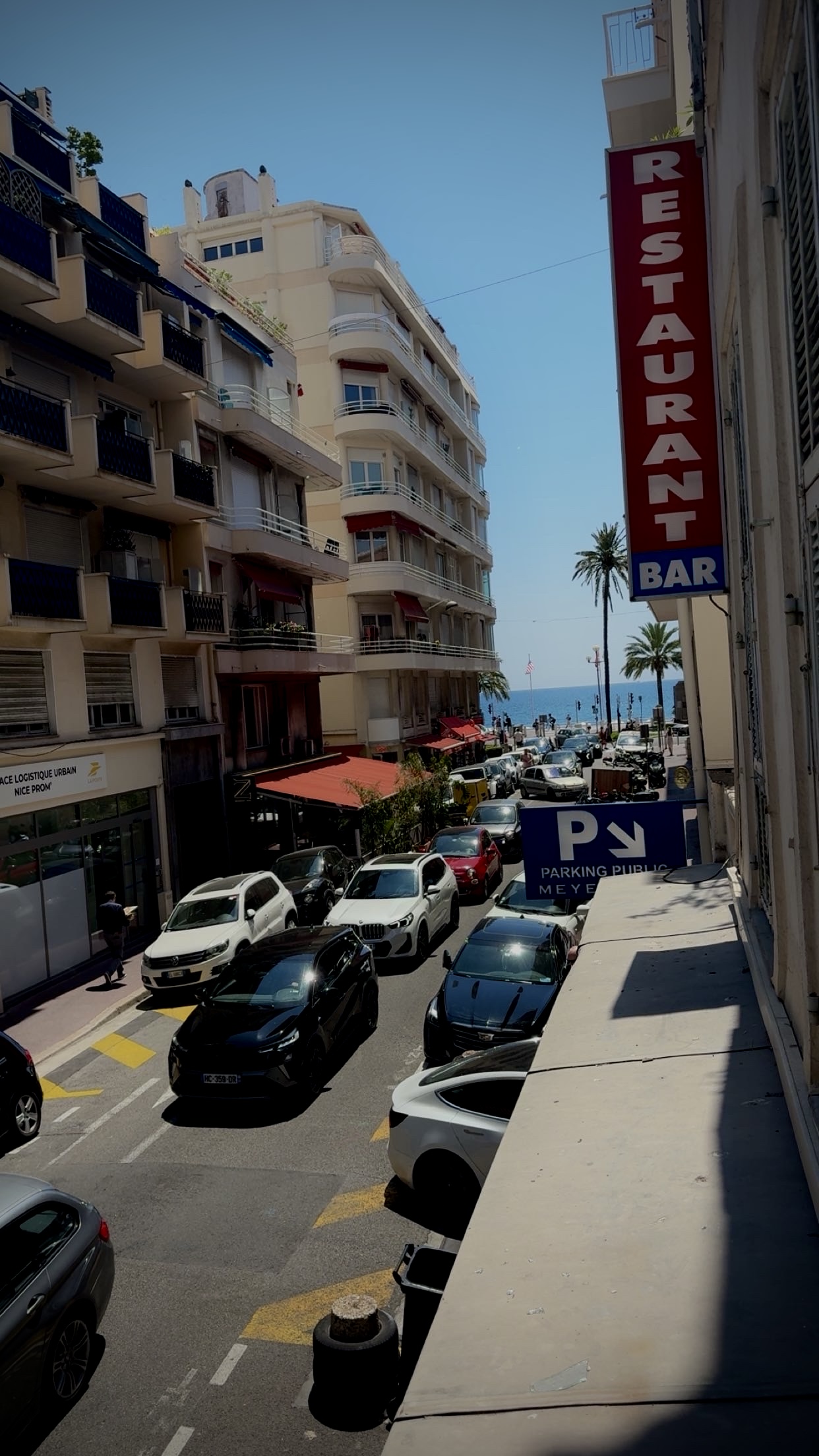 Utsikt fra Airbnb i Nice